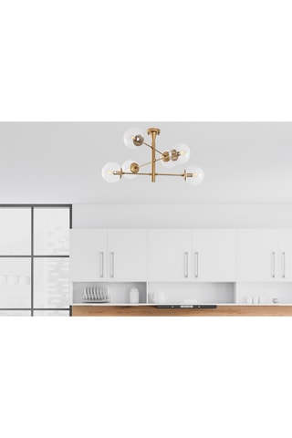 Suspension Arge - Doré - 6 x 40 W