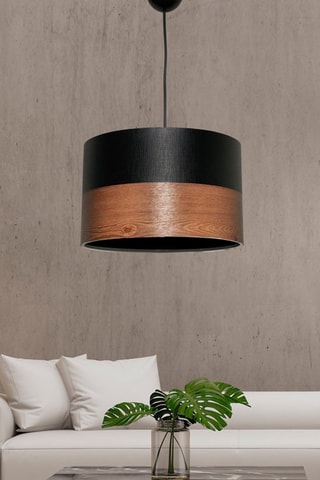 Hanglamp Bruin en Zwart - 60 W