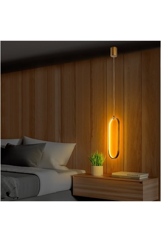 Ledhanglamp Can - Goudkleurig - 16 W