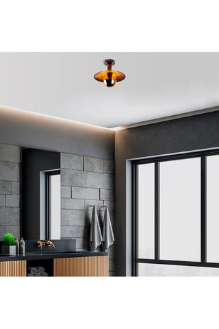 Ledhanglamp Kurt - Koperkleurig - 10 W