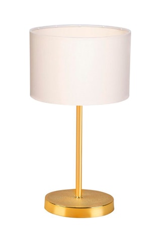 2 Tafellampen Ayd - Wit en Goudkleurig - 60 W