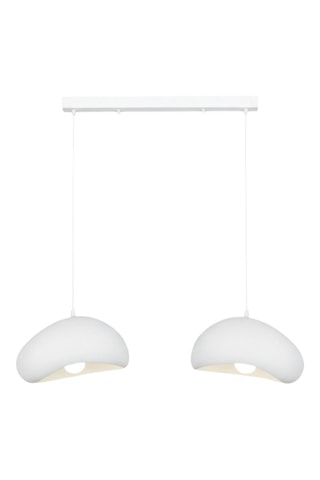 Hanglamp - Wit - 2 x 40 W