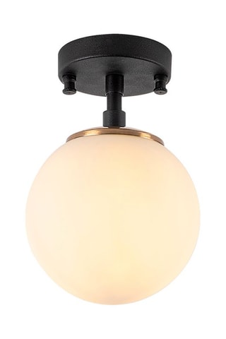 Plafondlamp - Zwart en Goudkleurig - 15 W