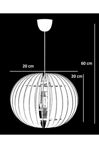 2 Verstelbare Hanglampen - Walnoothout-imitatie - 40 W