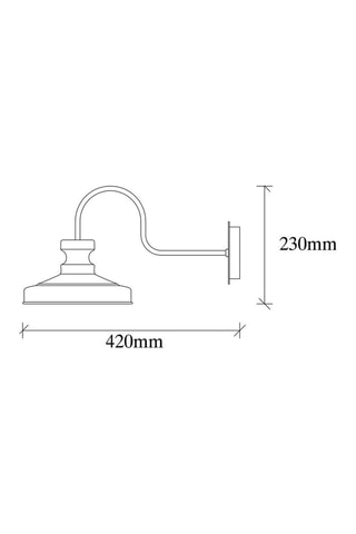 Wandlamp Berceste - Zwart - 100 W