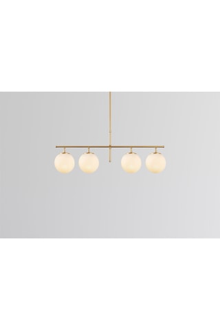 Hanglamp Roe - Goudkleurig - 4 x 40 W