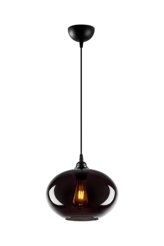 Hanglamp Smoked - Zwart - 40 W