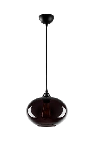 Hanglamp Smoked - Zwart - 40 W