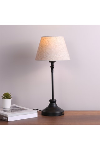 Tafellamp - Zwart en Crèmekleurig - 7-9 W