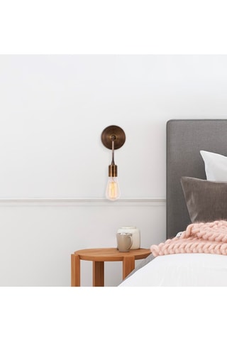 Wandlamp Dartini Donker Goudkleurig