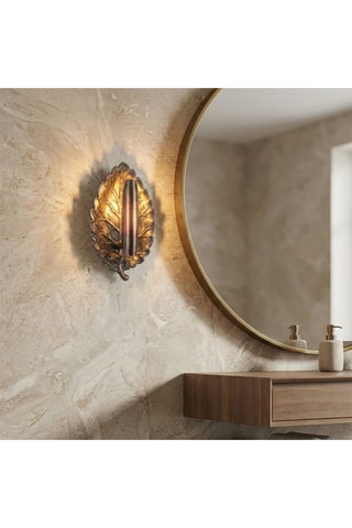 Wandlamp - Bronskleurig