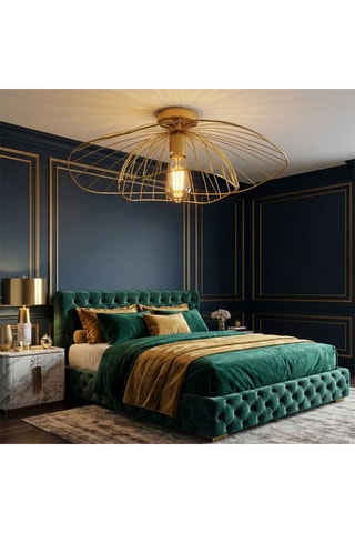 Plafondlamp - Goudkleurig