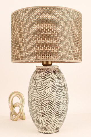 Keramische Tafellamp - Bruin - 40 W