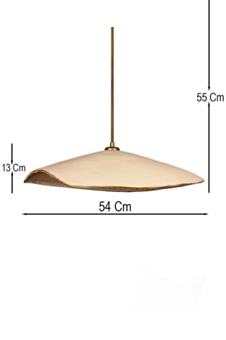 Hanglamp - Crèmekleurig - 40 W