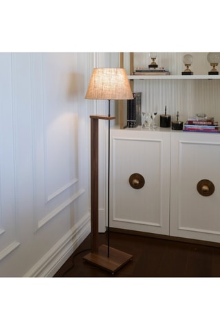 Lampadaire en bois Ayd - Naturel - 60 W - 150 cm