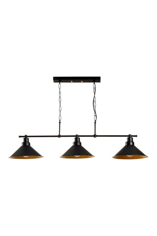 Hanglamp Sivani - Zwart - 3 x 100 W
