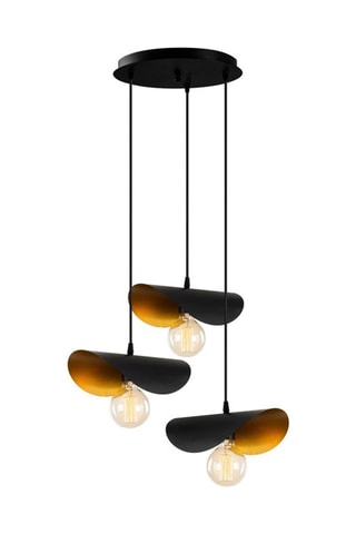 Hanglamp Sivani - Zwart - 3 x 40 W
