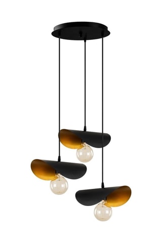 Hanglamp Sivani - Zwart - 3 x 40 W
