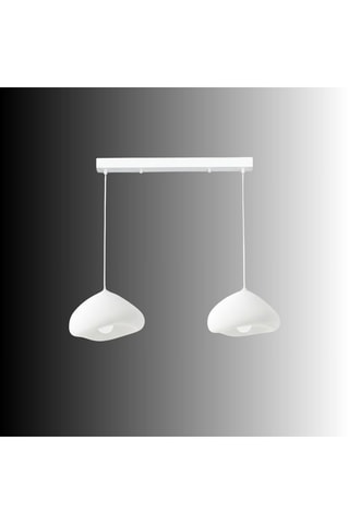 Hanglamp - Wit - 2 x 40 W