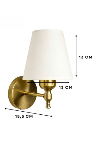 Wandlamp - Goudkleurig