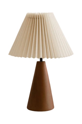 Tafellamp - Ecru en Bruin - 40 W