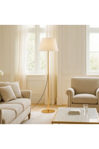 Staanlamp - Goudkleurig - 146 cm