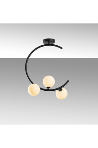 Plafondlamp - Zwart en Wit - 3 x 10 W