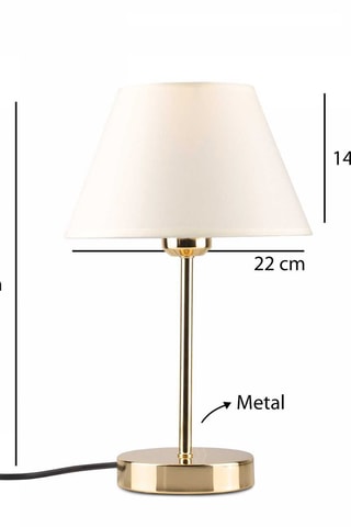 Tafellamp - Beige - 40 W