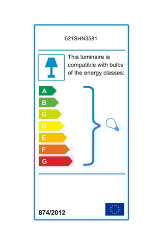 Hanglamp Luminar - Goudkleurig