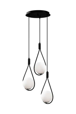 Hanglamp Mudoni - Zwart - 3 x 100 W