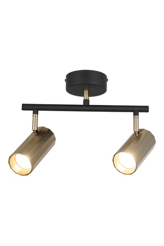 Plafondlamp - Zwart - 2 x 7 W