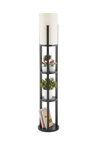 Staanlamp Circle Nora -  Zwart - 45-60 W - 135 cm