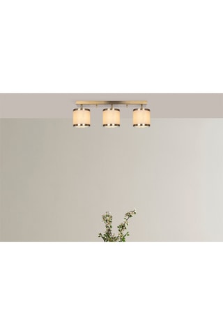 Plafondlamp Way - Goudkleurig - 3 x 40 W 