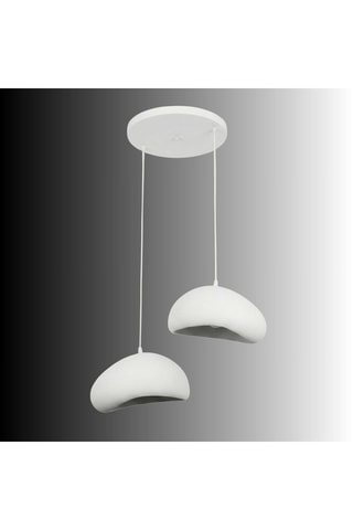 Hanglamp - Wit - 2 x 40 W