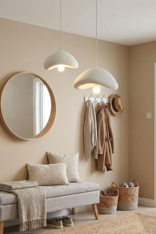 Hanglamp - Wit - 2 x 40 W