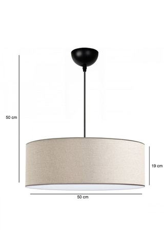 Hanglamp - Crèmekleurig - 5-9 W