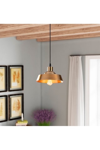 Hanglamp Berceste - Goudkleurig - 100 W