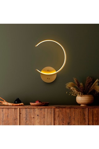 Wandlamp Moon - Goudkleurig