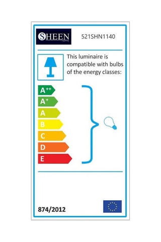 Hanglamp Daisy - Goudkleurig en Wit - 5 x 100 W