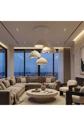 Suspension 4 têtes - Blanc