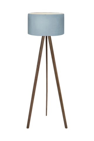 Lampadaire trépied Ayd - Bleu et naturel - 60 W - 140 cm