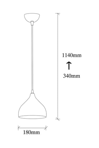 Hanglamp Tattoo - Goudkleurig - 40 W