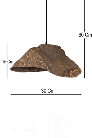 Hanglamp - Bruin - 40 W