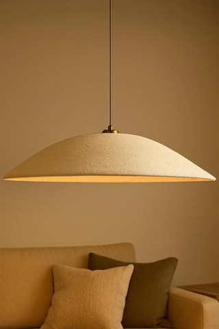 Hanglamp - Goudkleurig en Beige - 40 W