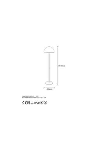 Lampadaire LED Multicolore Infinity - Noir - 40 W