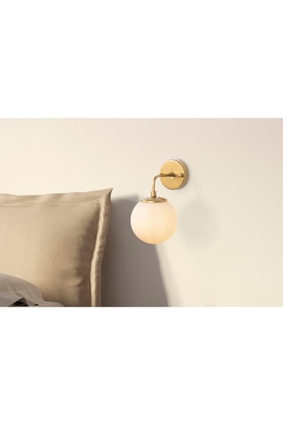 Wandlamp Horn - Goudkleurig - 40 W