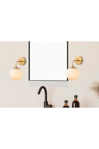 Wandlamp Horn - Goudkleurig - 40 W