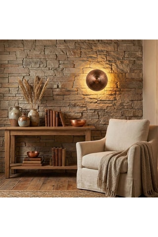 Wandlamp - Koperkleurig