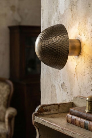 Wandlamp Petek - Goudkleurig - 10 W