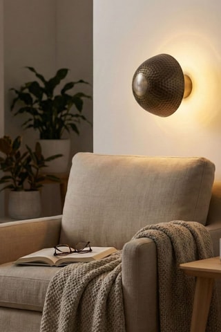 Wandlamp Petek - Goudkleurig - 10 W